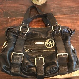 Vintage Micheal Kors Satchel with gold hardware